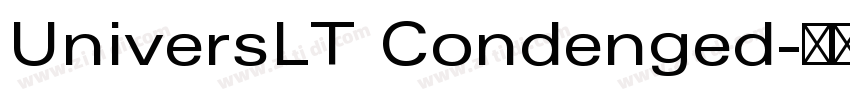 UniversLT Condenged字体转换